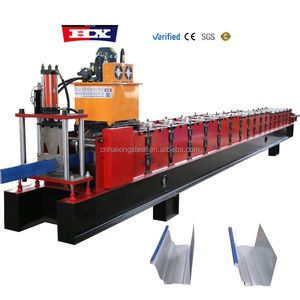 Petite machine portative de gouttière pour le profilage de tuyau d'acier d'eau de gouttière de toit en aluminium et la formation de <span class=keywords><strong>crochet</strong></span> de gouttière - Product Image 1