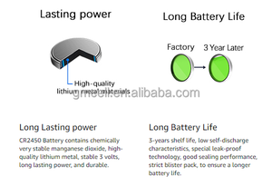 Gmcell 3V CR2032 CR2025 CR2016 CR2450 <span class=keywords><strong>CR1632</strong></span> cr2050 <span class=keywords><strong>Lithium</strong></span> tế bào nút đồng xu tế bào pin 132mAh - Product Image 6