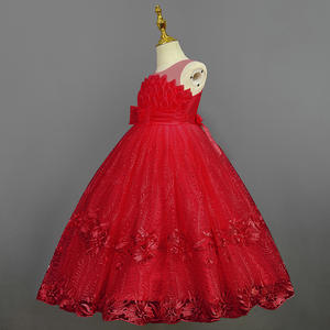 Outong yoliolei – robe pour enfants, robe de princesse de défilé Tutu à fleurs, robe élégante en dentelle et Tulle, robes de noël de <span class=keywords><strong>Super</strong></span> fée/ - Product Image 2