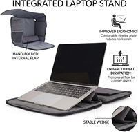 Édition Exclusive Améliorée Grande Capacité : Housse de Protection Pliable pour Ordinateur Portable Oxford avec Support Intégré pour Travaux Extérieurs