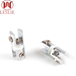 Có thể điều chỉnh 10 mét cửa kính kẹp Kẽm hợp kim gỗ Kệ Khung Wall Mount Glass hỗ trợ - Product Image 2