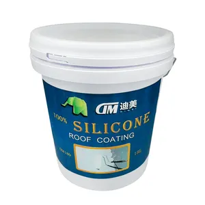 Environmental Friendly Raw Materials Silicone Waterproofing Coating For Roof Wall