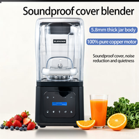 Extracteurs de jus de fruits professionnels multifonctionnels et silencieux, mélangeur nutritif commercial, machine à smoothies, mélangeur