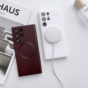 Nouveau Design étui de téléphone portable à Charge magnétique Tpu couverture souple lentille Film de protection pour Samsung Galaxy <span class=keywords><strong>S21</strong></span> S22 <span class=keywords><strong>Ultra</strong></span> - Product Image 2