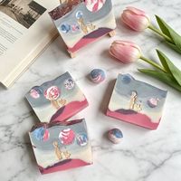 Savon artisanal à froid Ciel étoilé, inspiré des contes de fées, cadeau pour enfants et adultes, vente en gros pour petites entreprises