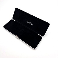 Mini étui à lunettes pliable support de rangement oeil mince boîte de cadre optique étuis à lunettes en aluminium accessoires de lunettes