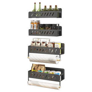 Nhà máy nóng bán lưu trữ từ tính tủ lạnh nam châm gia vị giá kệ lưu trữ cho tủ lạnh tủ lạnh Kệ từ - Product Image 1