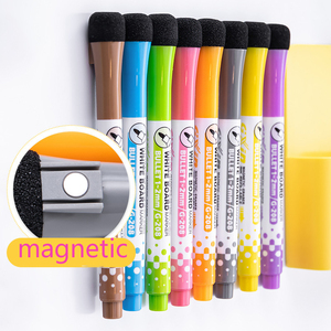 Distributeurs rechargeables portables 8 couleurs effaçables à sec ensemble de marqueurs de <span class=keywords><strong>tableau</strong></span> <span class=keywords><strong>blanc</strong></span> magnétique pour <span class=keywords><strong>tableau</strong></span> <span class=keywords><strong>blanc</strong></span> de bureau - Product Image 1