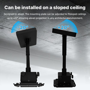 Support de projecteur pour <span class=keywords><strong>plafond</strong></span> incliné, cadre de montage professionnel robuste, capacité de 50 kg, réglage précis, longueur réglable de 150 à 1040 mm - Product Image 6