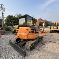 Miniexcavadora Compacta Original Case CX58C de 5.5 Toneladas con Motor Yanmar 4TNV88 Preinstalado, Línea Hidráulica Auxiliar para Martillo Rompedor