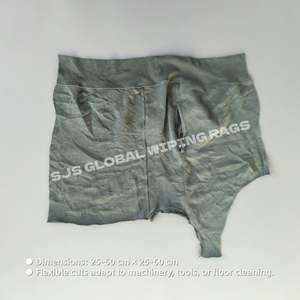 Trapos de algodón reciclado de colores para taller, grado A, mezcla de colores, trapos de forro polar, limpiadores de sudaderas, 10 kg para limpieza - Product Image 3