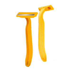 Maquinilla de afeitar de doble hoja de estilo tradicional, maquinilla de afeitar facial desechable de acero inoxidable, bolsa a granel con tarjeta colgante reutilizable - Product Image 2