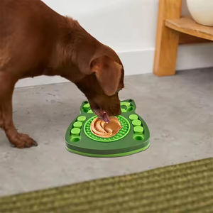 Jouet d'alimentation interactif pour animaux de compagnie, distributeur de nourriture lent, puzzle alimentaire pour chiens et chats - Product Image 4