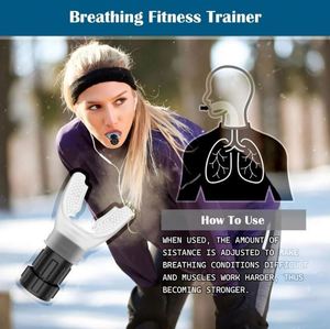 Appareil d'exercice respiratoire à résistance réglable pour le sport, la remise en forme et l'usage domestique - Product Image 6