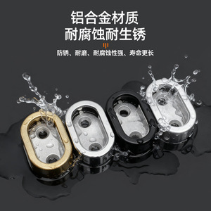 Support de fixation pour tringle de penderie en alliage d'aluminium Jin Aoding, design moderne et épuré - Product Image 5