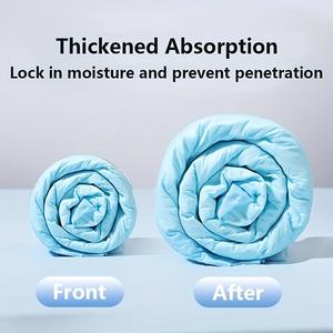 ペット用おしっこパッド 環境に優しい防水コットン製 おしゃれな使い捨て活性炭尿パッド 猫犬のトレーニング用品 - Product Image 6