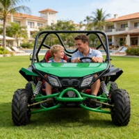 Neue Generation Dune Buggy Elektrisch & 4-Sitzer Dune Buggy, Familienfreundliches Elektrofahrzeug für Offroad-Spaß