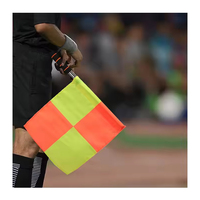 Vente chaude professionnelle de haute qualité conception personnalisée Durable une seule main tenant le drapeau d'arbitre pour la compétition sportive