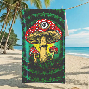 Toalla de Playa Personalizada con Estampado de Tiburón, de Microfibra, con Temática de Playa y Océano, Regalo Promocional MB880 - Product Image 2