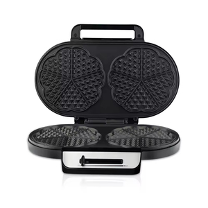 Temperature Control Stainless Steel Panel Heart <b>Waffle</b> <b>Maker</b> Non-Stick Double <b>Waffle</b> <b>Maker</b> - Product Image 2