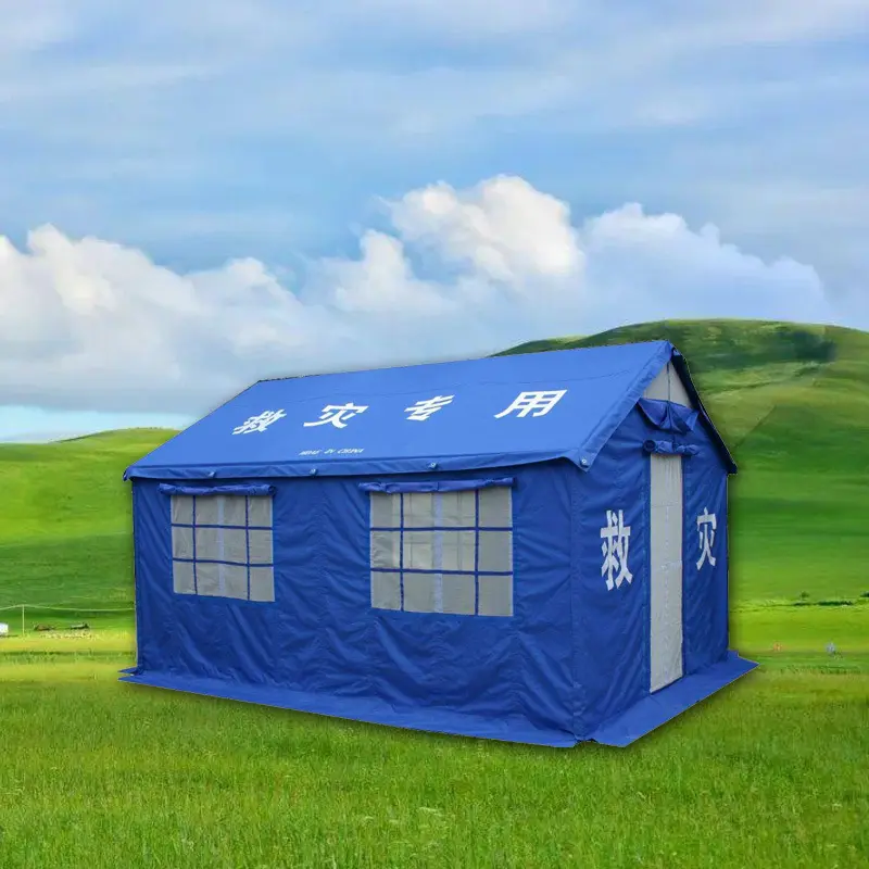 Высококачественная двухслойная водонепроницаемая палатка из ткани Оксфорд в стиле ретро для дома на 2 человека