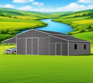 SG1220-H252-HR/H <span class=keywords><strong>Garage</strong></span> auto auto in metallo <span class=keywords><strong>Garage</strong></span> in acciaio - Product Image 4