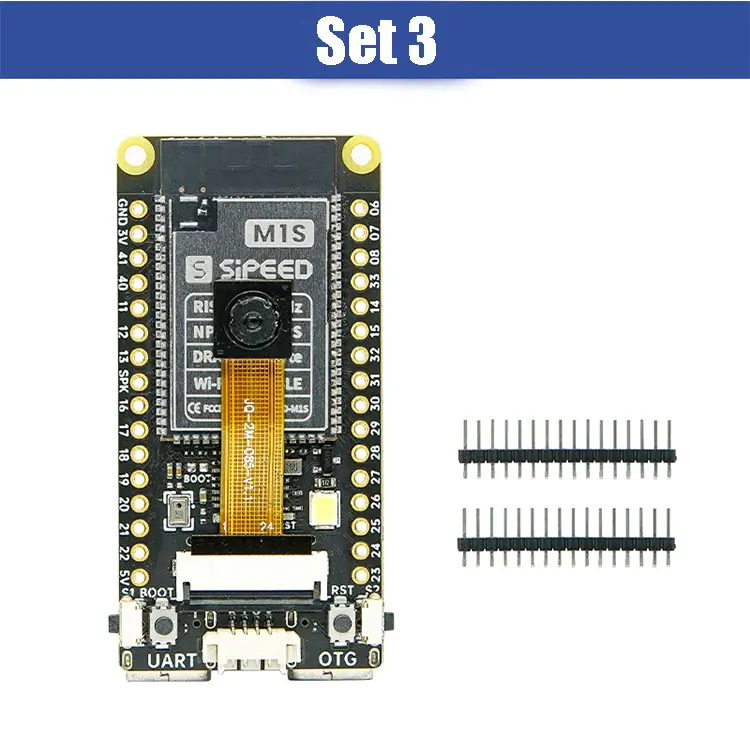 Sipeed M1s Dock mô-đun điện tử ai IOT BL808 RISC-V Linux ban phát triển M1s