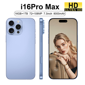 Nuevo I16 Pro 5G 2025, Teléfono Inteligente Android 14 con Cámara, Reconocimiento Facial, Pantalla LCD HD de 120Hz, Carga Rápida de 65W, Snapdragon 800 - Product Image 4