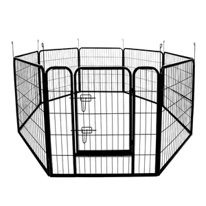 Cage pour chien en métal de haute qualité, idéale pour la course des animaux domestiques, accessoire d'extérieur pour les chiens