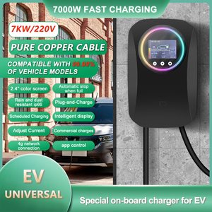 Nuevo Cargador de Coche Eléctrico de CA de 7 kW, GBT 1-3 Fases 32A, Estación de Carga de Pared OCPP TIPO 1 TIPO 2 CCS1 para Tesla - Product Image 4