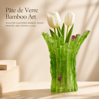Vase en cristal fait main en forme de cheval, style Art déco, support floral, décoration de table, centre de table de mariage, décoration intérieure