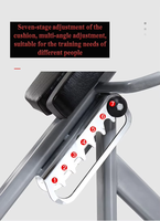 Chaise Romaine Commerciale Multifonctionnelle en Acier pour Hyperextension et Extension Dorsale – Équipement de Fitness Professionnel