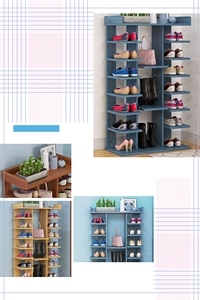 Armoire à <span class=keywords><strong>chaussures</strong></span> en bois MDF, Simple et moderne, pour salon, étagères de rangement portables, organisateur de <span class=keywords><strong>chaussures</strong></span>, à l'entrée - Product Image 6