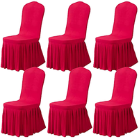 Housse de chaise de mariage de haute qualité, universelle, en jacquard matelassé, pour banquets de mariage, fêtes