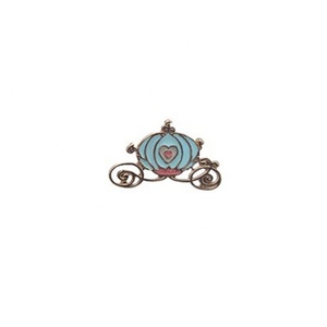 Insigne en métal de conte de fées de voiture de citrouille de château de chaussures de cristal - Product Image 4