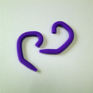 Silicone Ear Hooks For <b>Headphones</b> Soft Universal <b>Earphone</b> <b>Accessories</b> Red Purple Black White Blue - Product Image 3