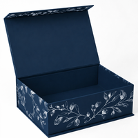 Boîte d'expédition en carton ondulé haut de gamme, écologique, avec logo personnalisé, matériaux recyclés, design pliable, fermeture magnétique, boîtes rigides