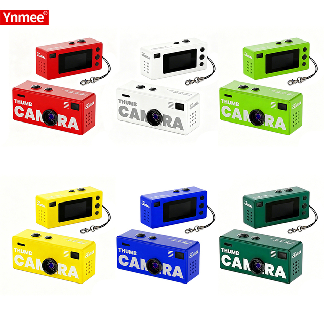 Best-selling Mini Thumb Camera 1080P 130 Wide Angle CCD CMOS 1984 Blind Box Keychain Thumb Portable Video Recorder Pocket Camera
