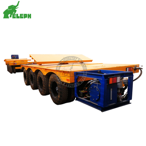 100tons Concrete <strong>Beam</strong> Bridge Transporting 2 <strong>Axles</strong> <strong>Front</strong> Dolly Trailer+ 2 <strong>Axles</strong> Girder Steering Rear Dolly Trailer - Product Image 6