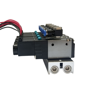 3V210-08 4V210-08 a testa singola 2 posizioni elettrovalvola pneumatica a <span class=keywords><strong>3</strong></span> vie con Base manuale di potenza pilota struttura 5 collettori - Product Image 1