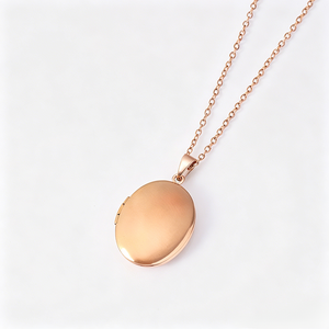 Ywyougang Collana con Medaglione Ovale Incidibile in Acciaio Inossidabile, Ciondolo Portafoto Apribile <span class=keywords><strong>per</strong></span> Donne, <span class=keywords><strong>Regalo</strong></span> Commemorativo - Product Image 6