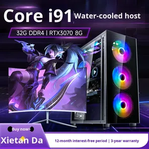 เคสคอมพิวเตอร์ Kunyun รุ่นที่ 12 I9 12900 ชุดประกอบเองแบบ ATX Full Tower อลูมิเนียม รองรับการ์ดจอ 3070 ระบบระบายความร้อนด้วยน้ำ ซีพียู 16-Core สำหรับเล่นเกม ด้านข้างแบบ ATX - Product Image 3
