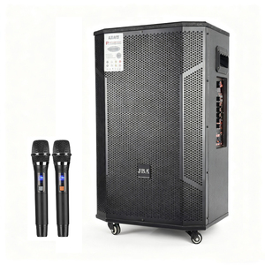 JBA-1501 soluzione a buon mercato 15 pollici altoparlante portatile in legno <span class=keywords><strong>Home</strong></span> <span class=keywords><strong>Teater</strong></span> Sound Sound Sound System Trolly altoparlanti per <span class=keywords><strong>Home</strong></span> Audio - Product Image 1