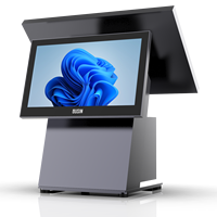POS-система BUSIN с двумя сенсорными экранами 15,6+11,6 дюймов, ОС Windows 7/10/Android, памятью 2/4 ГБ и хранилищем 64 ГБ, в продаже