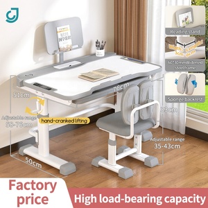 Juego de Silla y <span class=keywords><strong>Escritorio</strong></span> de Estudio para Niños con Diseño Moderno y Altura Ajustable, Muebles Cómodos para el Hogar, la Escuela y la Sala de Estar - Product Image 5