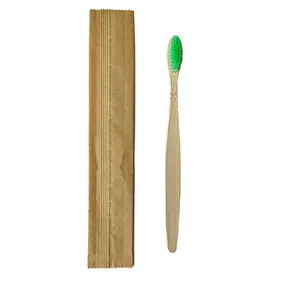 टूथब्रश पैकेज के साथ पुन: प्रयोज्य Biodegradable के पर्यावरण के अनुकूल प्राकृतिक कार्बनिक बांस की लकड़ी का कोयला टूथब्रश