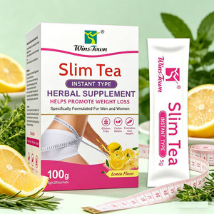 Thé minceur aromatisé au citron Wins Town OEM <span class=keywords><strong>pour</strong></span> une perte de poids saine, thé détox adapté à une consommation quotidienne, nettoie l'intestin - Product Image 1