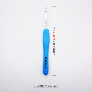 Ganchos <span class=keywords><strong>de</strong></span> ganchillo ergonómicos con estuche <span class=keywords><strong>Agujas</strong></span> <span class=keywords><strong>extra</strong></span> <span class=keywords><strong>largas</strong></span> para mano artrítica para costura - Product Image 4