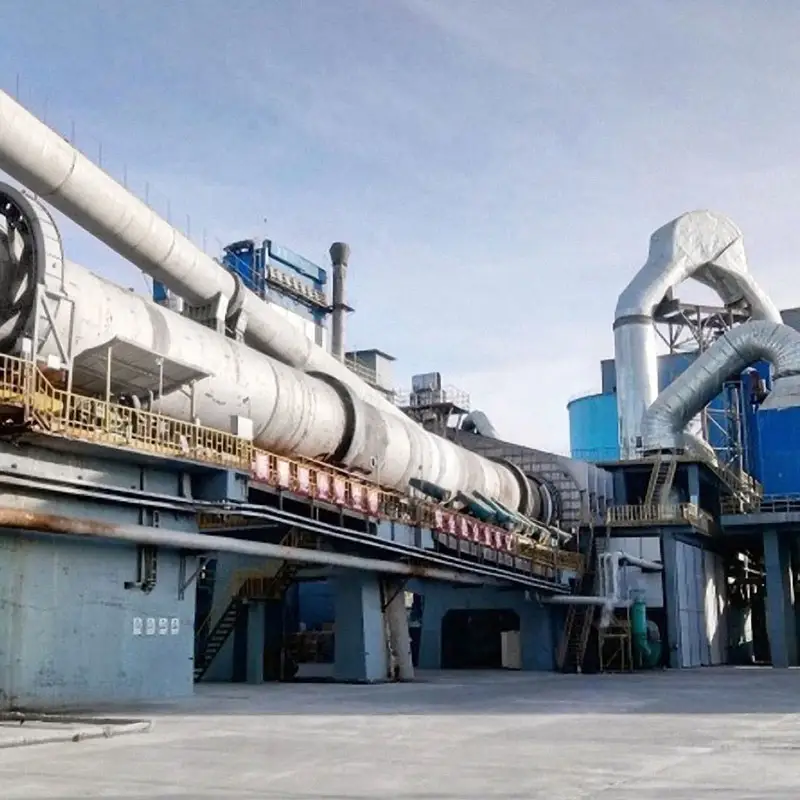 Çinko oksit üretim hattı için 200tpd sünger demir döner fırın sünger demir fırın üretim hattı
