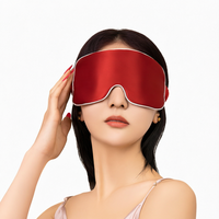 Masque de sommeil en soie satinée tissée de haute qualité, élégant et luxueux, durable, extra large, avec logo personnalisé, marque privée, 22 mommes